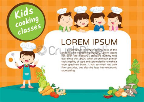 Kids Cooking class certificate 3 - stock vector 1168664 | Crushpixel