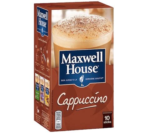 Maxwell House 10 Cappuccino sticks - 148g