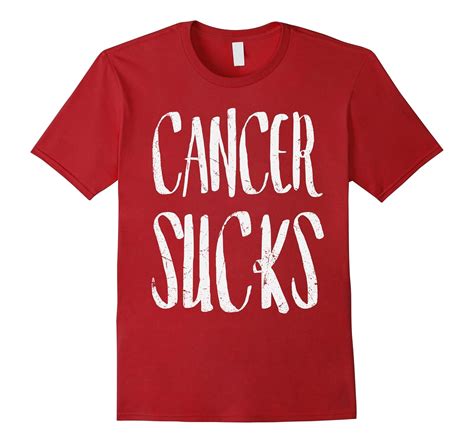 Cancer Sucks T Shirt Funny Breast Cancer Awareness Shirts-Art – Artvinatee