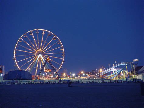 The Ocean City, MD boardwalk at night #ocmd | Ocean city, Ocean city maryland, Ocean city md