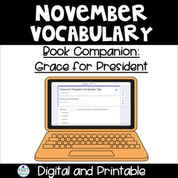 Grace for President Vocabulary Companion by iHeart Teaching Elementary