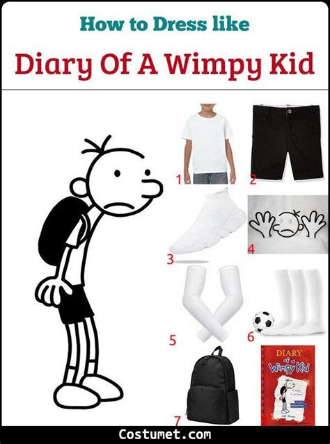 Greg Heffley (Diary of a Wimpy Kid) Costume for Cosplay & Halloween | Wimpy kid, Kids costumes ...