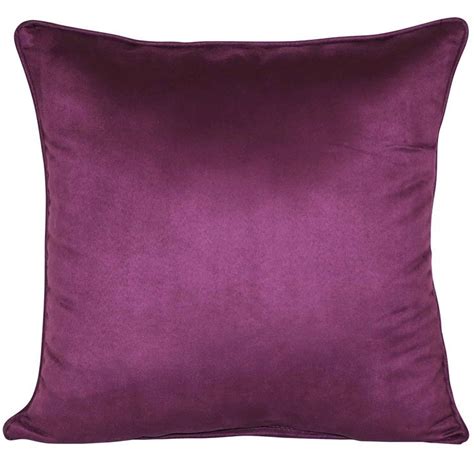 HEAVY SUEDE 18PURPLE | Suede throw pillows, Purple throw pillows, Suede ...