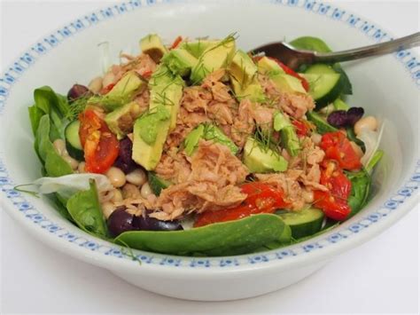 Tuna and Cannellini Bean Salad | Healthy Home Cafe