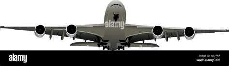 Airplane. Vector illustration Stock Photo - Alamy