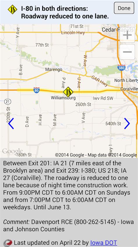 Iowa Dot 511 Map Map Iowa Roads Enhanced Closed Lines Iowadot Gov ...