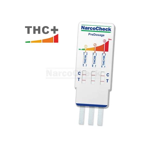 Multi-levels cannabis (THC) test in urine (NarcoCheck)