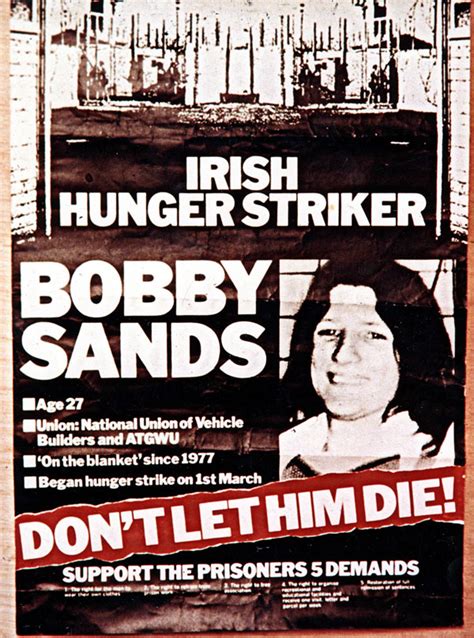 Bobby Sands MP – Died 5 May 1981 on hunger strike in the H-Blocks of Long Kesh | An Phoblacht