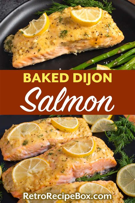 Baked Dijon Salmon Filets - Retro Recipe Box