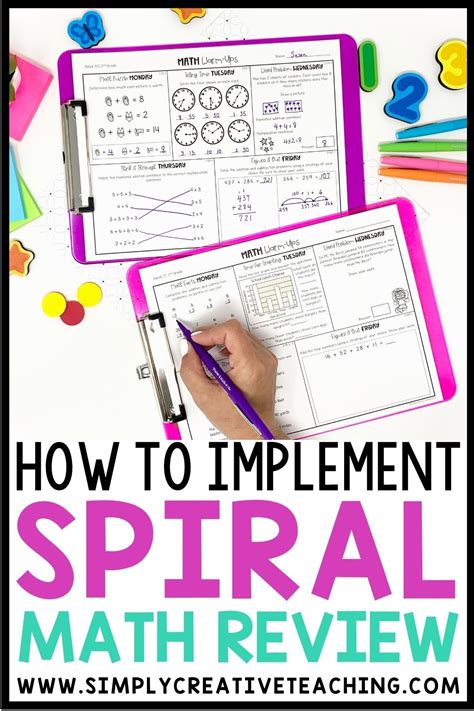 Math Spiral Review: A Quick Start Guide - Simply Creative Teaching