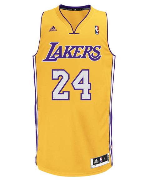 Lyst - Adidas Men's Los Angeles Lakers Kobe Bryant Jersey in Yellow for Men