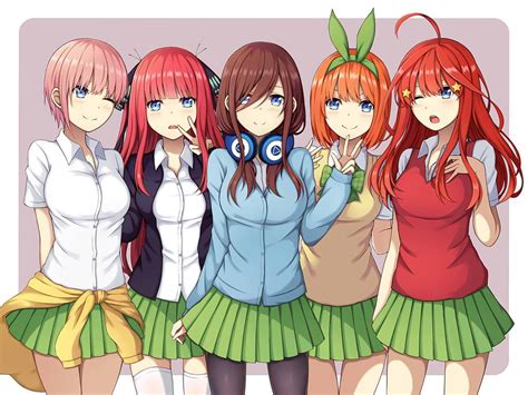 The Quintessential Quintuplets Wallpaper 4K