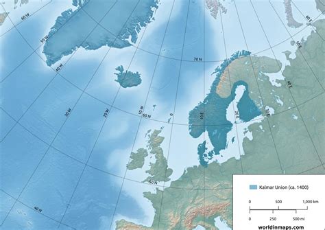 Kalmar Union - World in maps