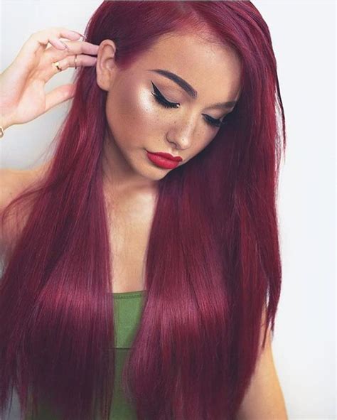 9 Hottest Burgundy Hair Color Ideas For 2017