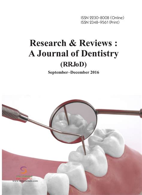 Research & Reviews A Journal of Dentistry vol 7 issue 3