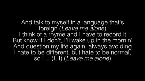 NF- Leave Me Alone Lyrics - YouTube Music