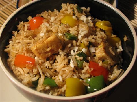 Fried Brown Rice Recipe | How to make Fried Rice from Brown Rice and Vegetables | Healthy Veg ...