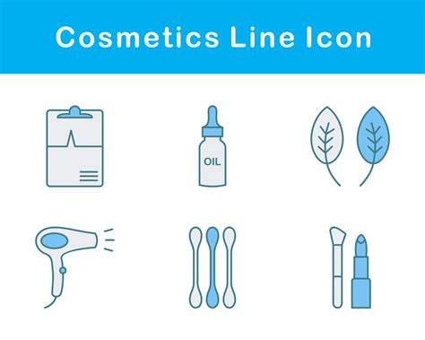 Cosmetics Vector Icon Set 21460066 Vector Art at Vecteezy