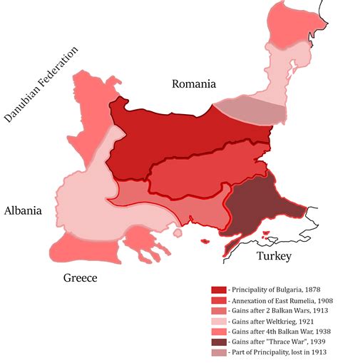 Bulgarian Territorial Changes from 1878 to 1939. : r/Kaiserreich