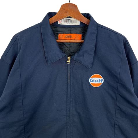 Vintage Cintas Workers Jacket Gulf Jacket Gulf Oil Vintage Worker ...