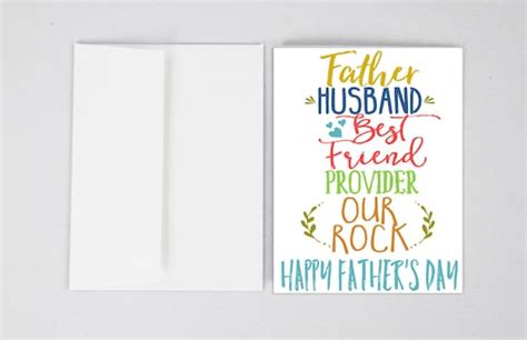 Husband Card Husband Father's Day Card Father's Day - Etsy