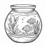 Acquari Acquario Ausmalbilder Pesciolini Kleurplaten Malvorlagen  sketch template