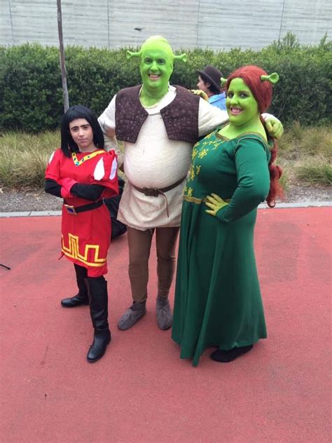 Pin by Hallie Trader on halloween | Trio halloween costumes, Shrek halloween costume, Clever ...