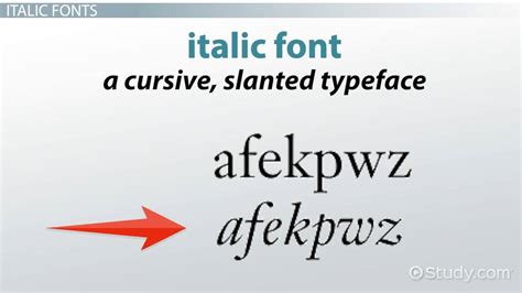 Italic Italic Font: Definition & Use - buticams