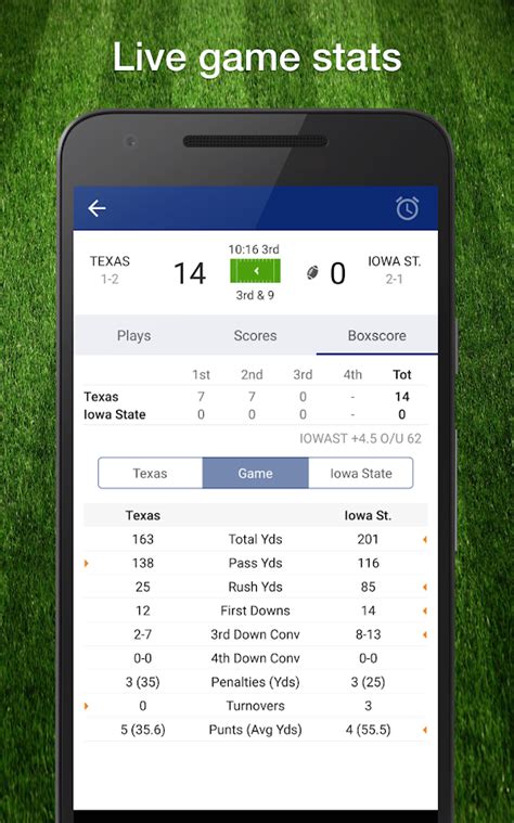 FBS College Football Live Scores, Plays, Schedule - Android Apps on ...