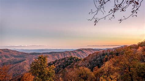 Dramatic Sunrise on Blue Ridge Parkway during the fall Photograph by ...