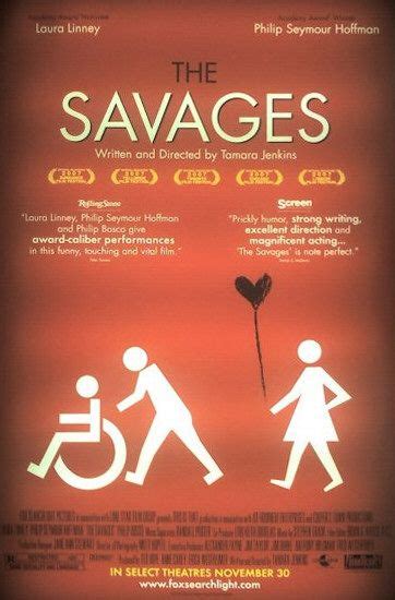 The Savages Movie Poster (#1 of 3) - IMP Awards