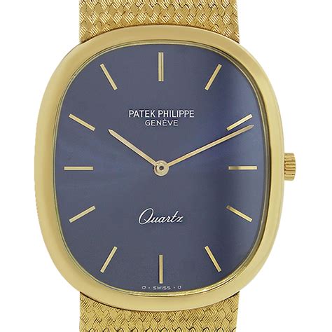 Patek Philippe 18k Yellow Gold Golden Ellipse Mens Watch