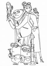 Despicable Me Coloring Pages & Books  100% FREE And Printable sketch template