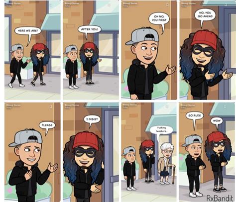 Bitmoji stories on snapchat are littt AF! Get at me for more ...