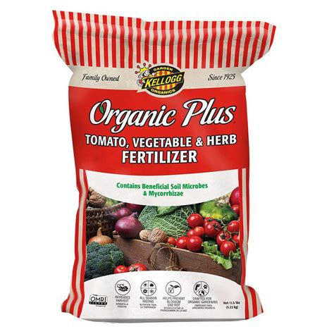 Kellogg Garden Organics 11.5 lb. Tomato Vegetable and Herb Fertilizer-3010 - The Home Depot