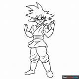 Goku Black Coloring Page  Easy Drawing Guides sketch template