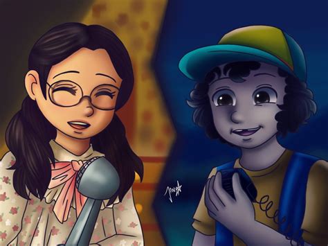 Stranger Things Suzie and Dustin Singing Neverending Story by Jany-chan17 on Deviantart, Jany ...