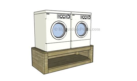 Washer Dryer Pedestal Plans | MyOutdoorPlans | Free Woodworking Plans and Projects, DIY Shed ...