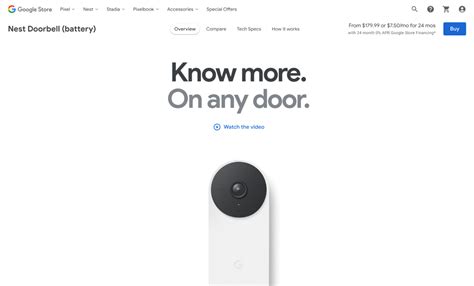 Google Nest Doorbell (battery) - CSS Design Awards