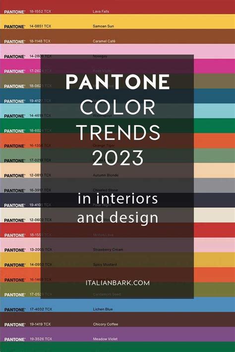 PANTONE Fall Winter Colors 2022-2023 Trends | Pantone fall, Pantone trends, Color trends