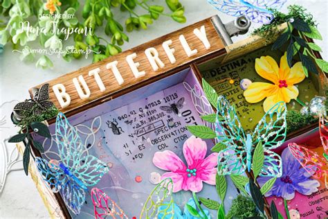 Secret Butterfly Garden Vignette Box + Simon's DieCember Release Hop! - Nina-Marie Design