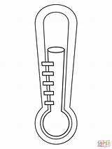 Thermometer Coloring Page Free Printable  Home sketch template