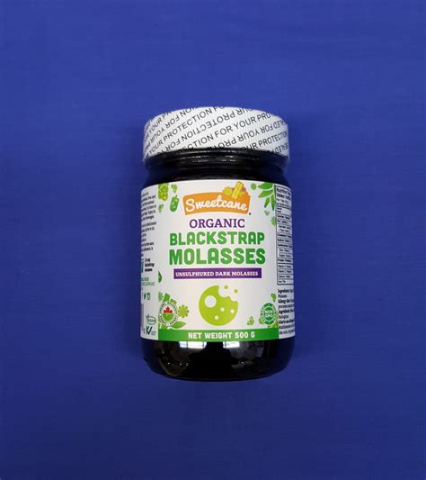 Organic Unsulphured Blackstrap Molasses 500g| Polar Bear Health & Water ...