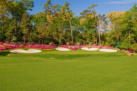 The Masters Golf, Azalea, Hole No. 13, Augusta National Golf Artwork ...