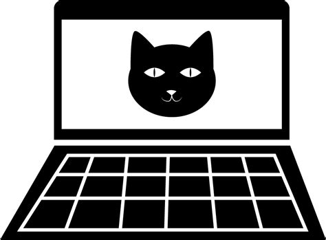 Cat Desktops Vector Icon - [Free Download] - (SVG and PNG)