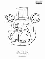 Withered Freddy Fazbear Coloring Sheets Pages sketch template
