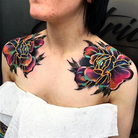 Tatuagem no ombro: 230 imagens que vão te inspirar a fazer a sua #girltattoos | Chest tattoos ...