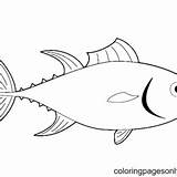 Tuna Coloring Pages Printable For Free Download sketch template