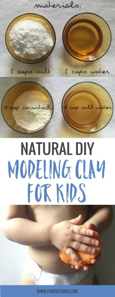 Natural Homemade Modeling Clay Recipe For Kids • Parent CabinParent Cabin