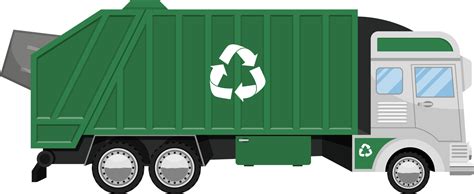 Garbage truck clipart design illustration 9384704 PNG